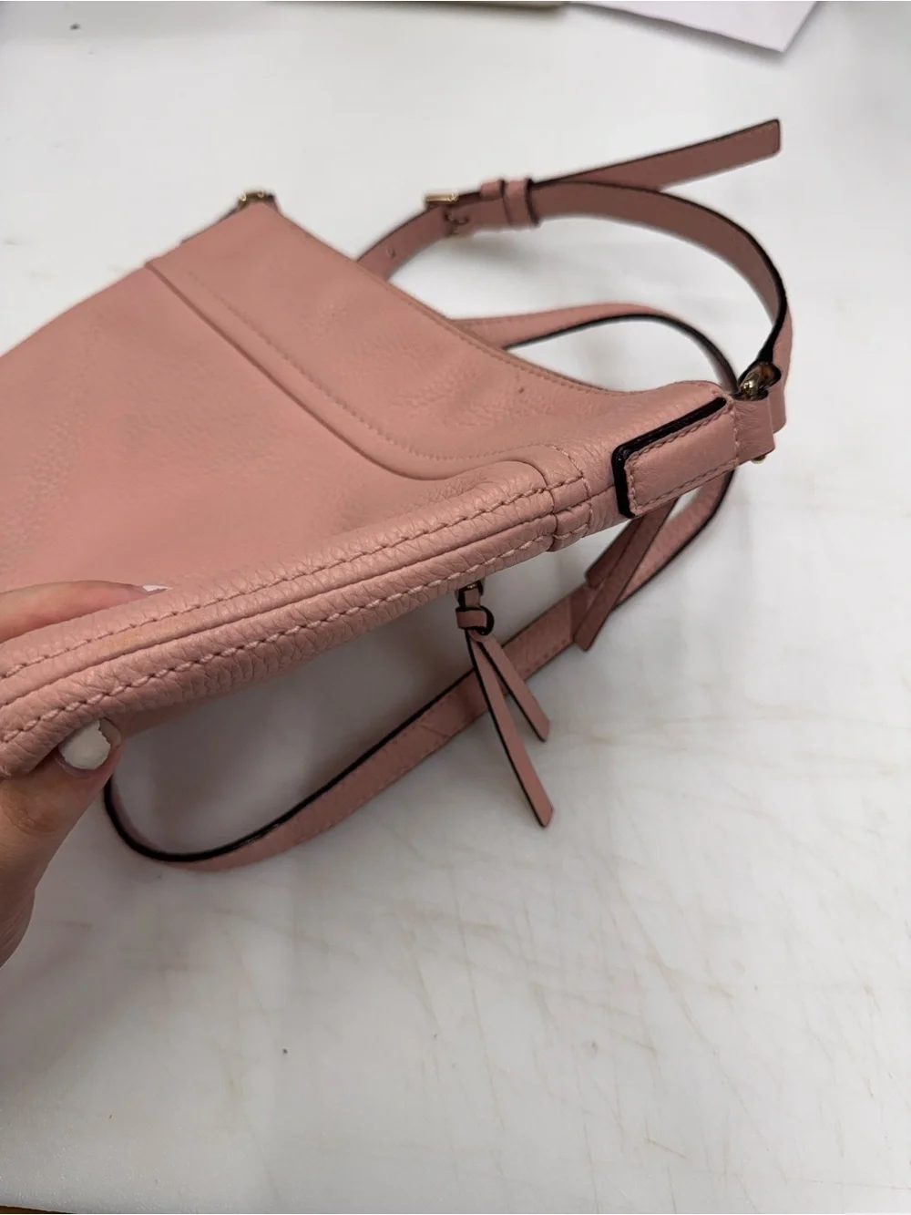 Kate Spade Pink Granite Cobble Hill Gabriele Jackson Street Crossbody Purse